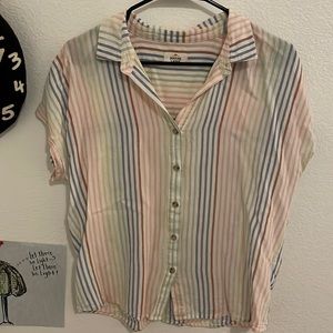 Marine Layer linen blouse